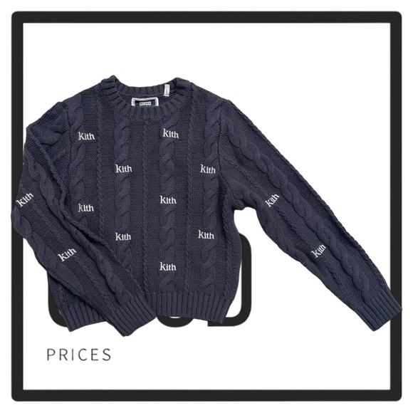 Kith Other - KITH KIDS CABLE KNIT‎ SWEATER NAVY